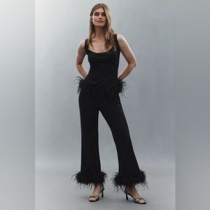Hutch Ponte Feather Pants